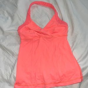 VINTAGE OPEN BACK HALTER LULULEMON TANK
